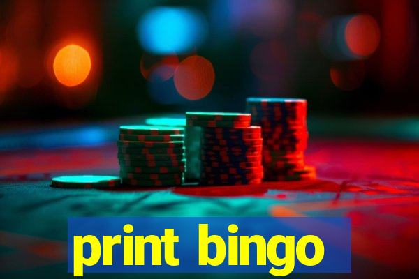 print bingo